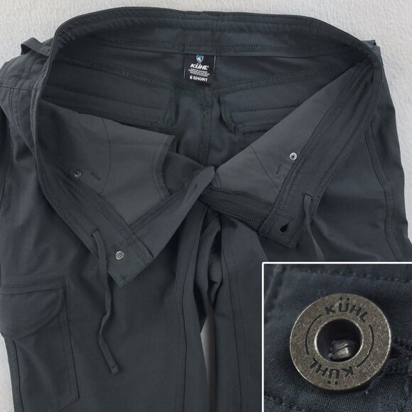 Kuhl Freeflex Roll Up Pant Cargo Hiking Stretch Wicking Women 6 Short Real 30x31 - Picture 9 of 12
